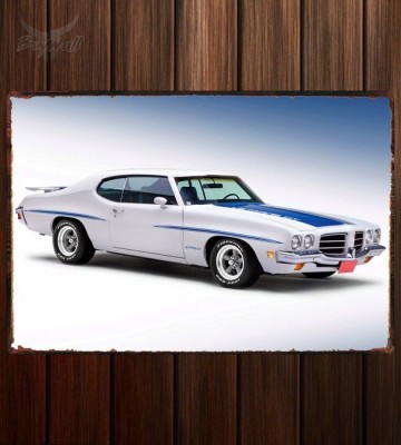 Металлическая табличка Pontiac LeMans GT Hardtop Coupe